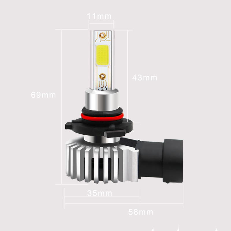 nové vše v jednom designu automobilu HB3 9005 vysoce výkonné led žárovky 9005 ledové mlhové světlo