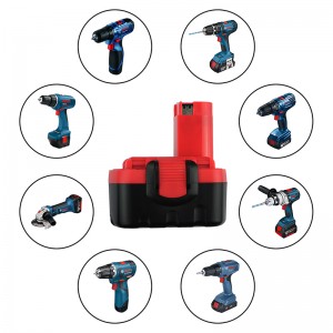 Výměna akumulátorového elektrického nářadí Ni-Cd 14,4 V, 1300 mAh pro Bosch BAT038, BAT040, BAT041