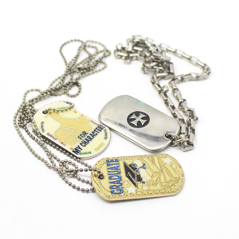 P003 smaltovaný dogtag