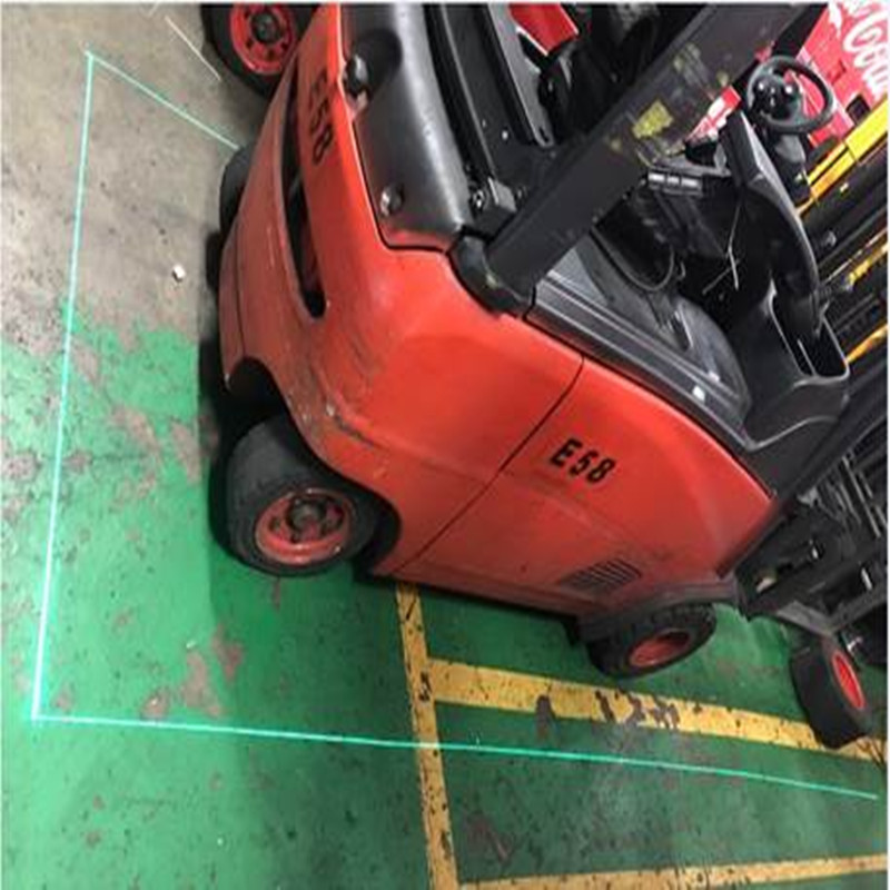 Zelené laserové výstražné světlo pro vysokozdvižný vozík Červené světlo pro vysokozdvižný vozík