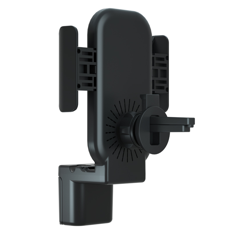 KPS-9304HC QI 10W rychlá bezdrátová nabíječka do auta 3v1 pro Iwatch a sluchátka