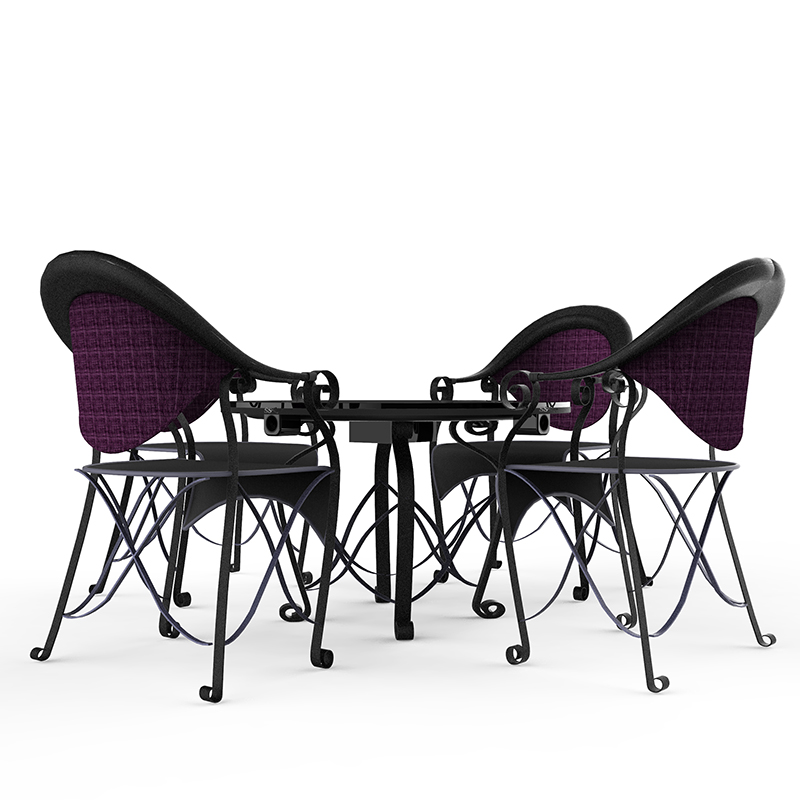 Chytrý konferenční stolek pro venkovní nábytek v restauraci / hotelu / kavárně