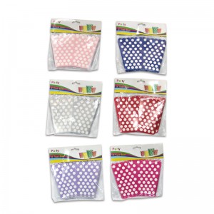 Přenosný papírový balíček pro krabičky na bonbóny Barevné OEM designové balení dárků pro večírky