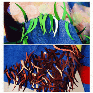 Vlastní design ručně šít flitry dámský pletený svetr