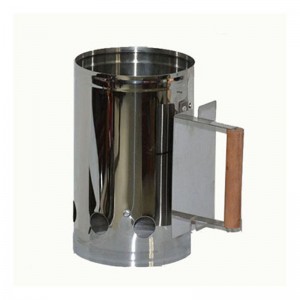 Komínový startér z ušlechtilé oceli BBQ na uhlí