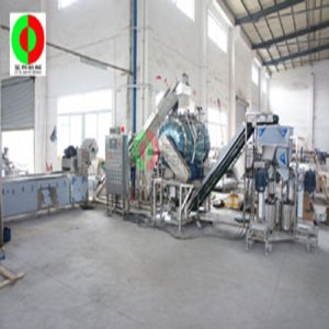 Výrobní linka na řezání a čištění pepře