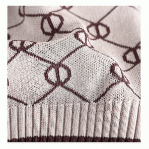 Dámské svetrové vesty se 100% polyesterovým finshnetem Jacquard