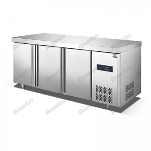 Luxusní design podprůměrný mrazicí pracovní stůl vysoce kvalitní komerční kuchyňské vybavení