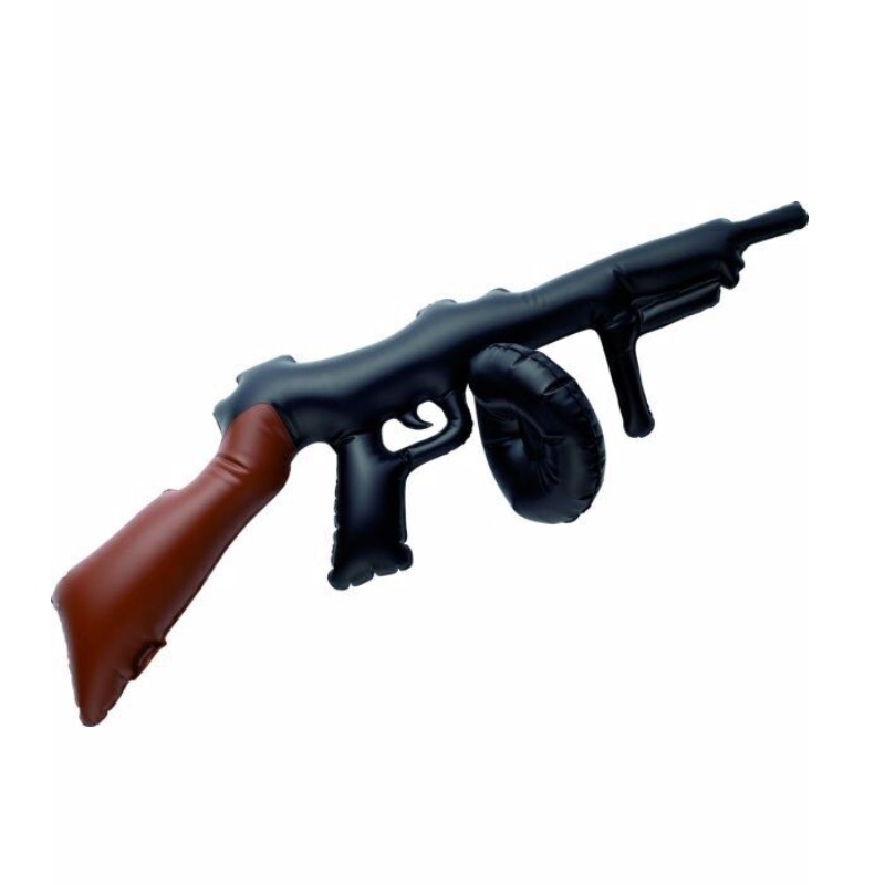 Party příslušenství Velkoobchod nafukovací nafukovací pistole Tommy Gun 80cm Skvělá zábava pro párty nebo ozdobné šaty