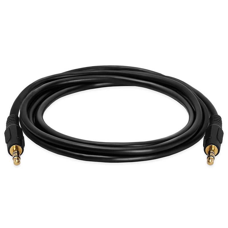 3,5 mm AUX samec na samec stereo audio kabel pomocná sluchátka kabel MP3 PC - 6 nohou pozlacené