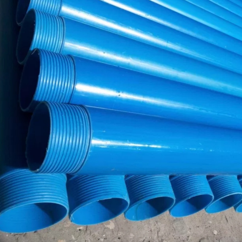 Potrubí z vysokotlaké modré barvy z PVC pro studnu na vodu