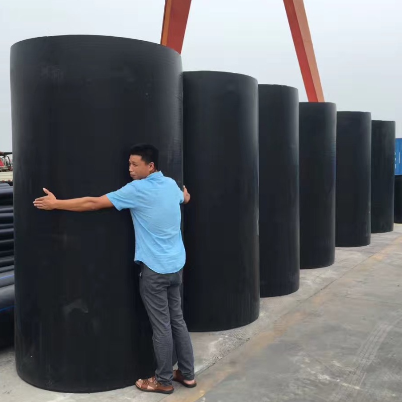 1600 mm velká velikost potrubí HDPE, trubka HDPE pro odpadní vody