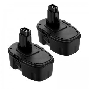 Akumulátorová vrtačka Ni-Mh 18 V 2000 mAh pro akumulátor Dewalt DC9096, DC725, DE9095