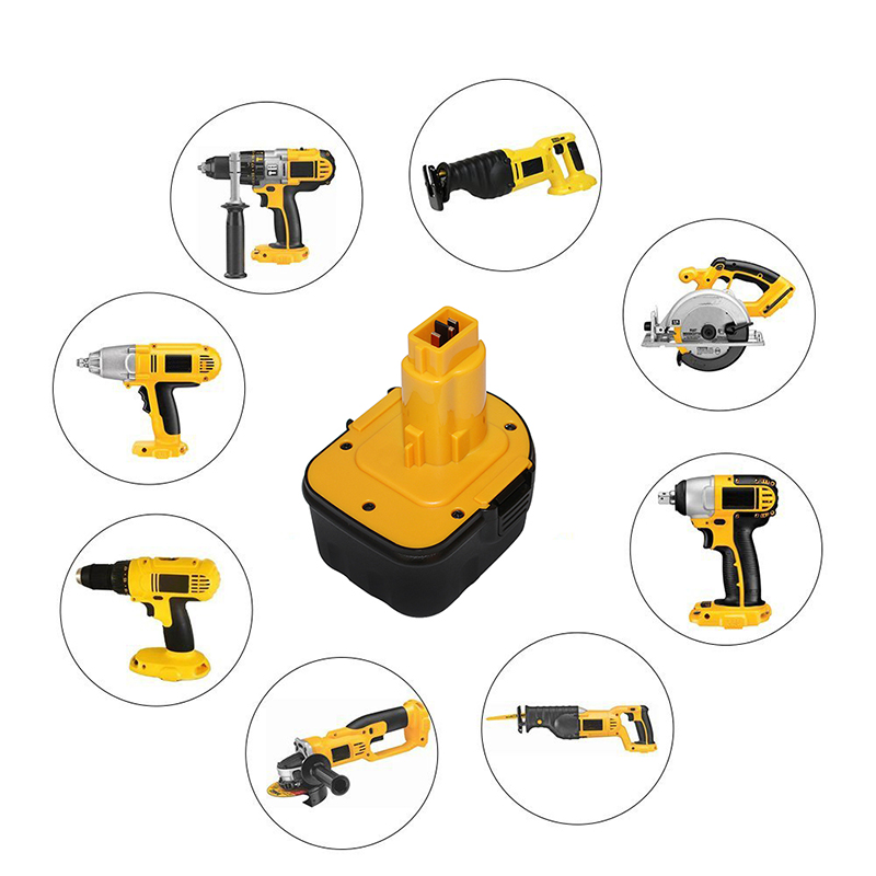 Ni-Mh 2000mAh 12V Akumulátorové baterie Nástroje pro Dewalt DW9071, DW9072, 152250-27