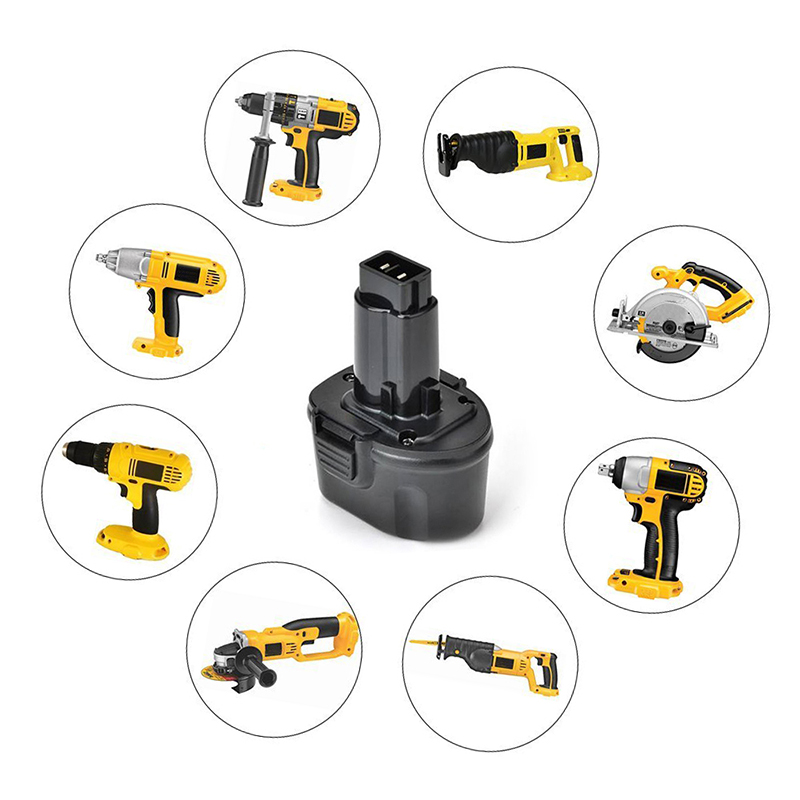 Výměna akumulátorového akumulátorového nářadí Ni-Mh 7,2 V 3000 mA za Dewalt DE9057, DE9085, DW9057
