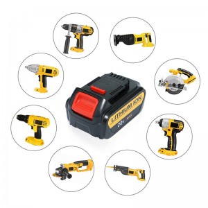 Li-ion 20V 3000mAh Akumulátorové náhradní baterie pro Dewalt DCB182, DCB184, DCB200, DCB201
