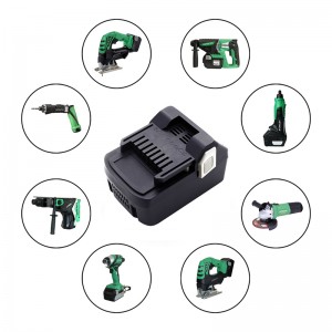 Li-ion 14,4V 4000mAh náhradní akumulátorové baterie pro elektrické nářadí Hitach BSL1430, BSL1440