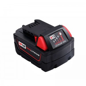 Li-ion 6000mAh 18V náhradní baterie pro elektrické vrtačky Milwaukee 48-11-1840 M18