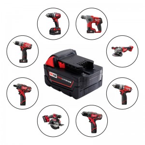Li-ion 6000mAh 18V náhradní baterie pro elektrické vrtačky Milwaukee 48-11-1840 M18
