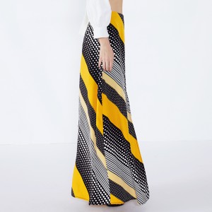 Wave Point Fringes indický designér Lehenga Fashion Chiffon Maxi Long Sukně