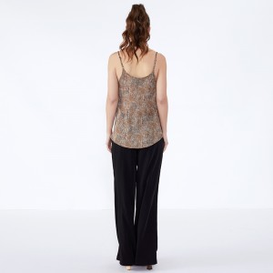 Nejnovější design Loose Streetwear Ladies Trouser Black Coat Pant JSDJ2516