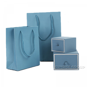 High-end vlastní ruční šperky papírové krabice papírový sáček