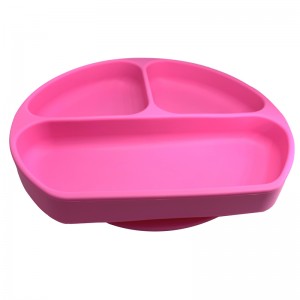 Horký produkt Protiskluzový přísavný silikonový dětský talíř Baby Table Placemat