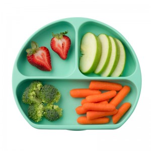 Žáruvzdorné silikonové kulaté děličky pro děti