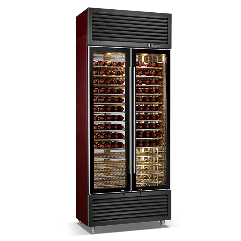 Docela série vysoce účinný kompresorový chladič na víno 185W / 380W / 460W chlazení vzduchem při jedné teplotě