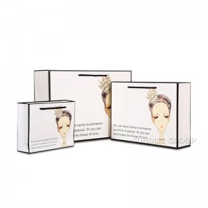 Vlastní Logo tištěné s úchytkami Velkoobchodní papírová taška