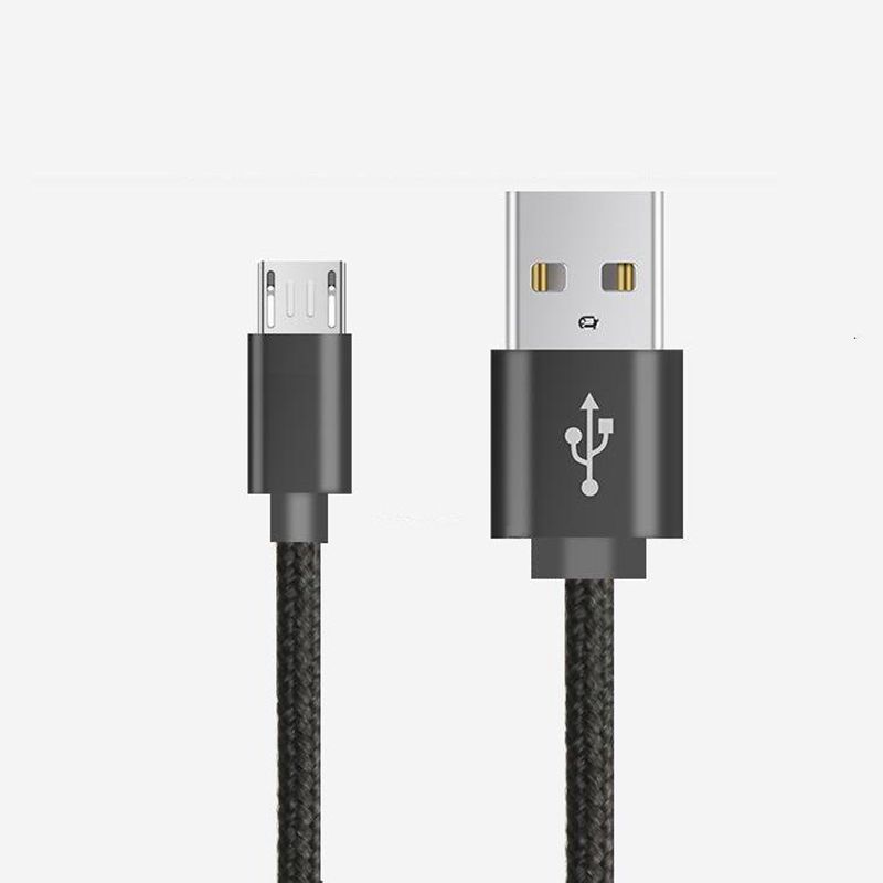 Pletený datový kabel z nylonu na micro do USB