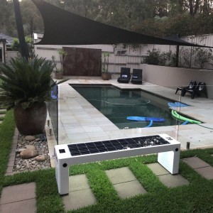 Hot prodej venkovní nábytek USB telefon nabíječka Solární Powered Smart Metal Bench