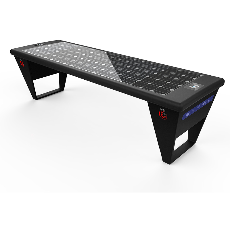 Inteligentní solární panel městského nábytku pro nabíjení mobilních telefonů