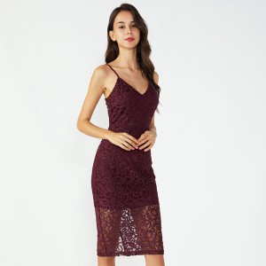 Krajkové tkaniny Balochi Women Night Sexy průhledné šaty