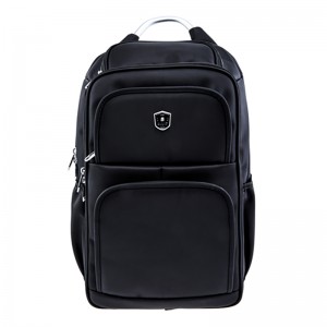 17SA-6601F Velké kapsy na mulitiple Kovová rukojeť, taška na notebook z kvalitního oxfordského nylonu, 17 palců