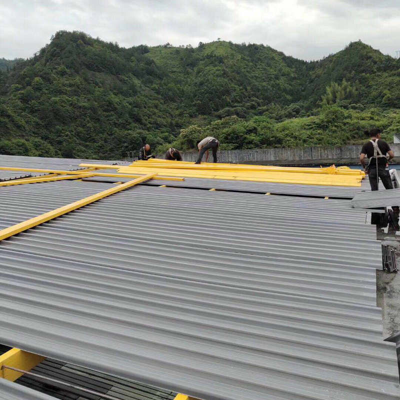 Nový design Dlouhá životnost Vodotěsná plastová střecha ASA PVC střešní plachta vysoká vlna
