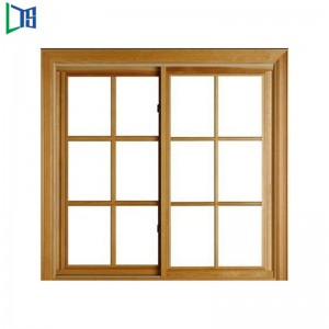 Foshan dvojité zasklení hliníkové francouzské křídlo okna pro bytový dům se zvukovým důkazem