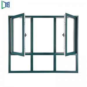 Hliníková okenní křídla s vodotěsným standardem komerční kvality