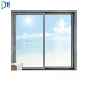 Práškové lakování Kancelářský bezpečnostní zámek šampaňské Barva svislého rámu sklo hliníkové posuvné okno z Číny