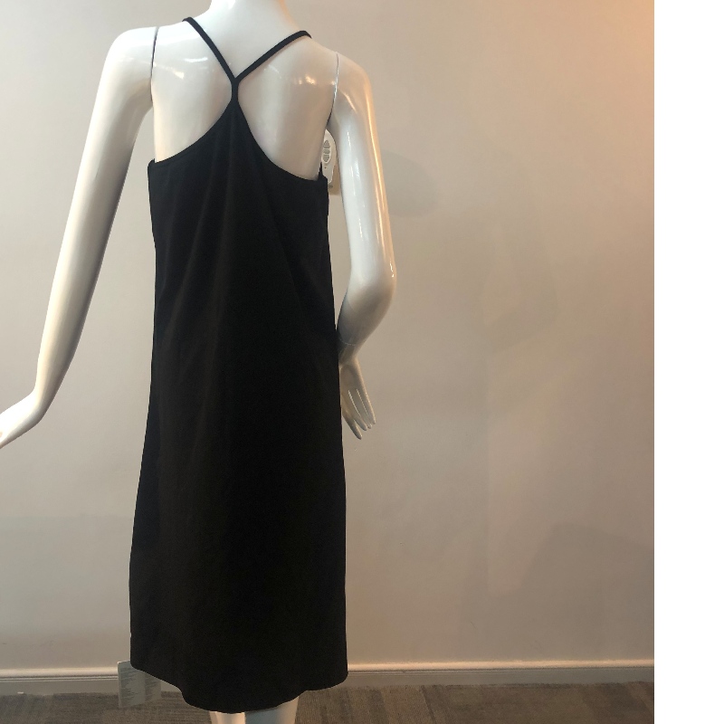 ŠATY BLACK JERSEY SLIP TBWD0004