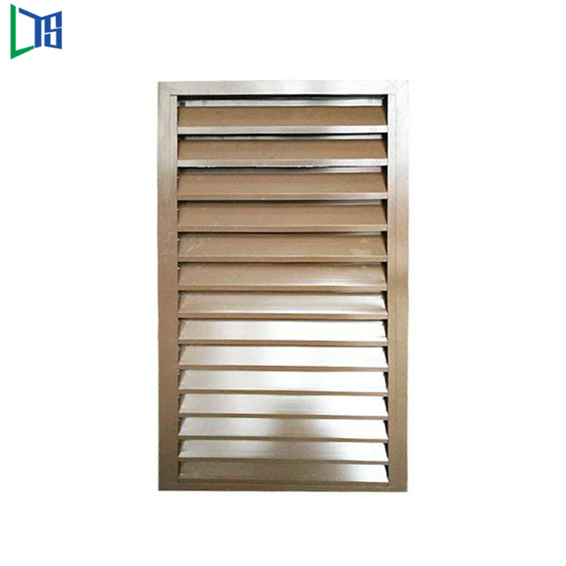 Foshan Factory Frame Round Luxury Aluminium Louver Shutter Designs Glass Louvre Window