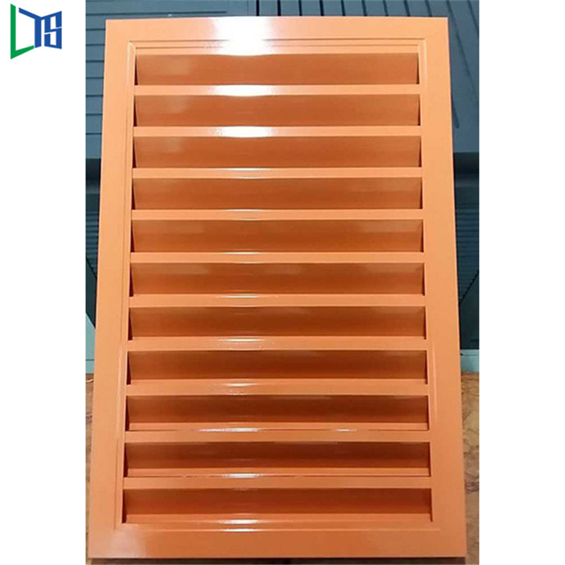 Foshan Factory Frame Round Luxury Aluminium Louver Shutter Designs Glass Louvre Window