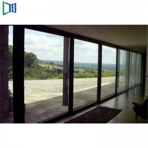 Hliníkové posuvné dveře Hvězdné dveře s dvojitým zasklením As2047 Standard pro Resdentrail nebo komerční třídu