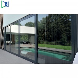 Profesionální hliníkové bezpečnostní posuvné dveře s ochranou proti prachu a teplu