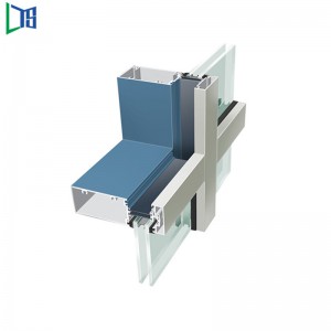 Slunce rám slavné opona zdi továrna Čína vysoký vzestup hliníku opona zeď dodavatel