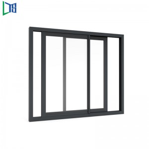 LYS 2002 Serise Slliding Okno s práškovým lakem Dokončeno Single nebo Double Glass S Nylon Mesh