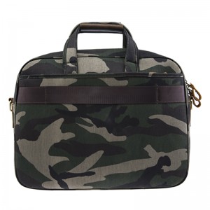 17SG-6639D Populární luxusní zákaznické maskovací plátno s pravou hovězí kufříkem z Číny Velkoobchod