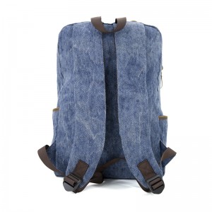 19SC-7910D Čína přední továrna trvanlivého bláznivého koně kůže ořezávání cestovní taška plátno batoh