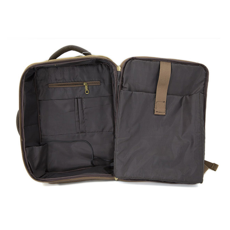 19SA-7921D Hot Products Camel Anti Theft Batoh s USB nabíjení Daypack batoh