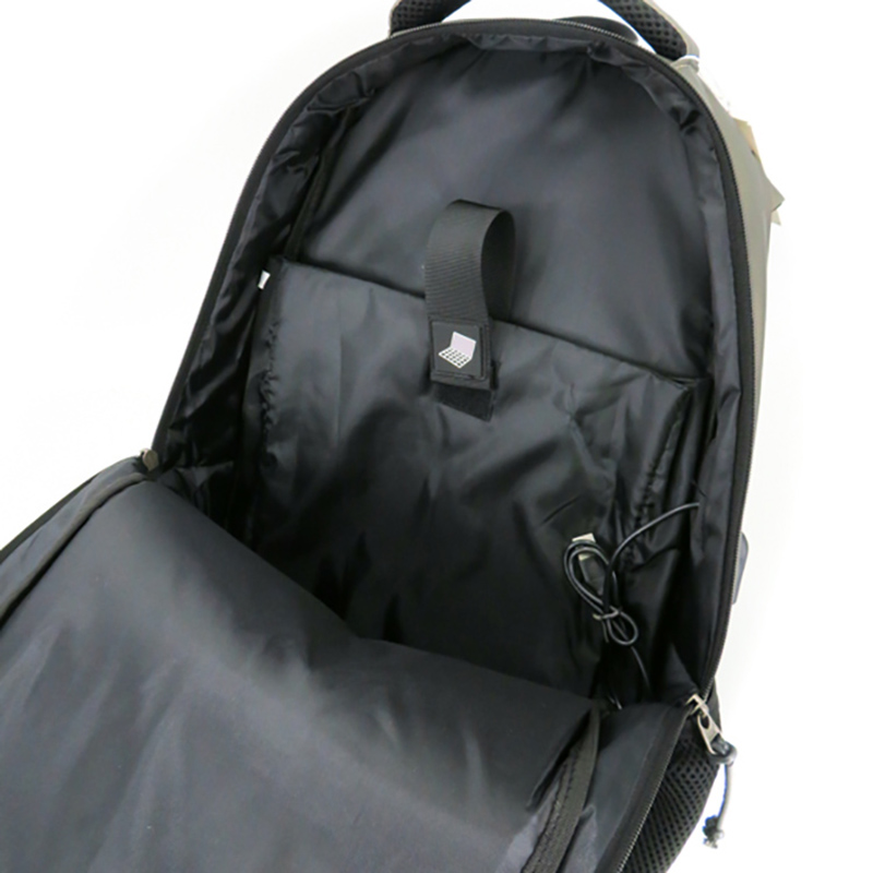 19SA-7844M Lehký nepromokavý materiál školní batoh s velkou kapacitou s USB a voděodolným zipem